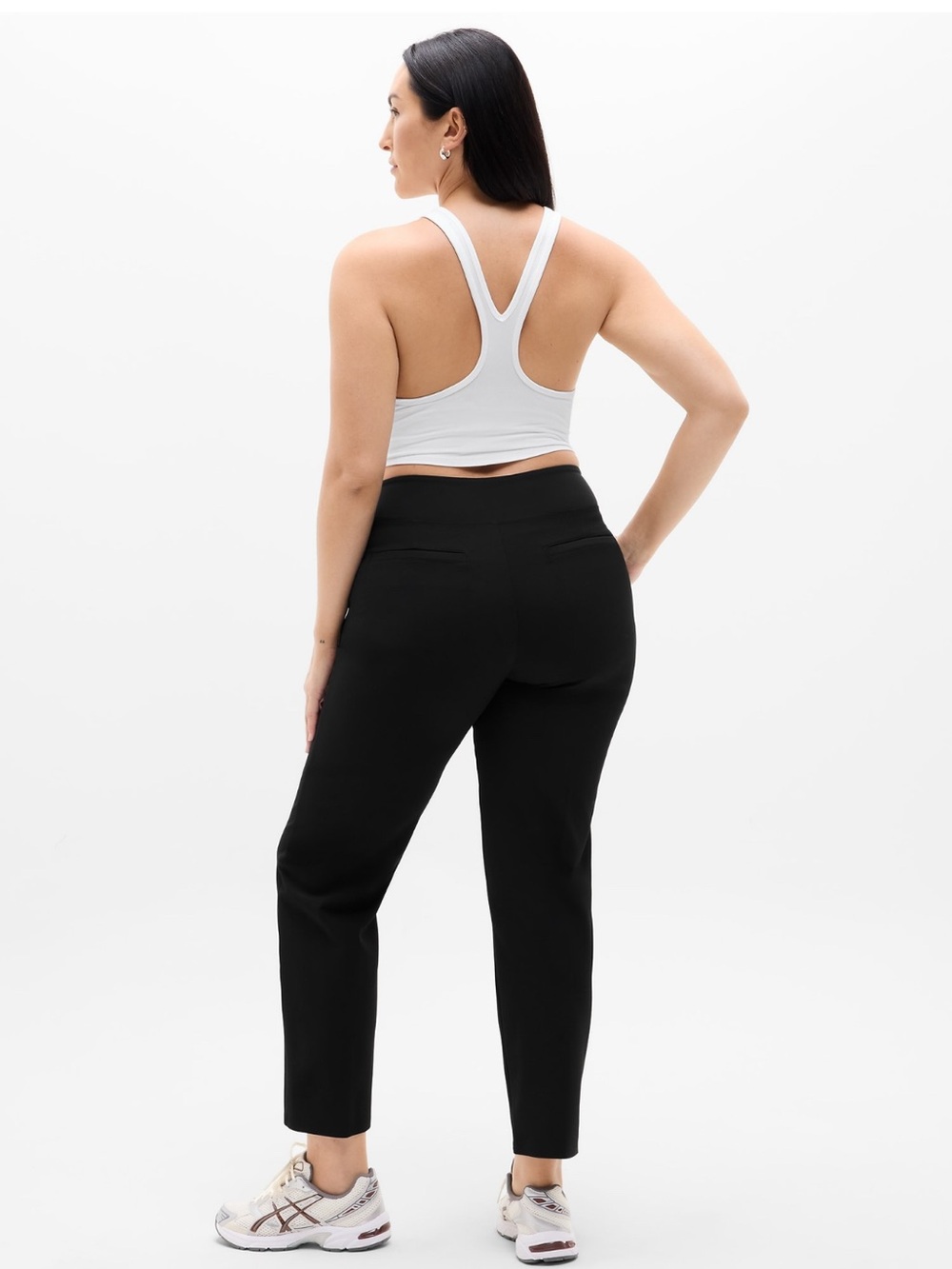 Athleta Black Endless High Rise Straight-Leg Pull-On Pants - Picture 6 of 9